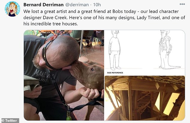 Multifaceted: Bob's Burgers supervising director Bernard Derriman also focused on his friend who fell while sharing one of his character and treehouse designs