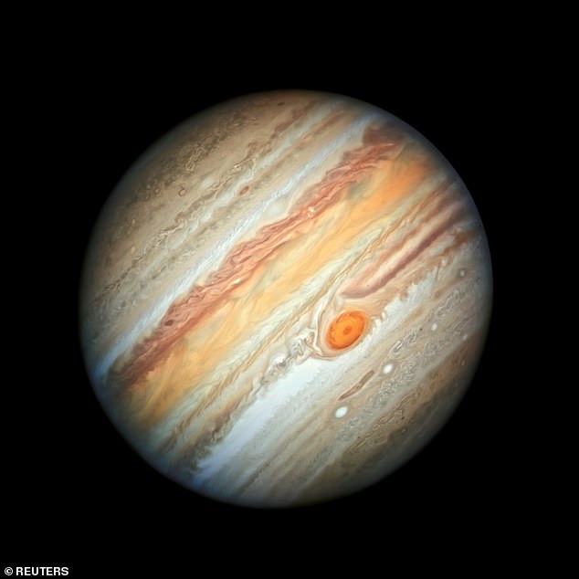 WASP-107b is roughly the size of Jupiter (pictured), but is 10 times lighter than the gas giant