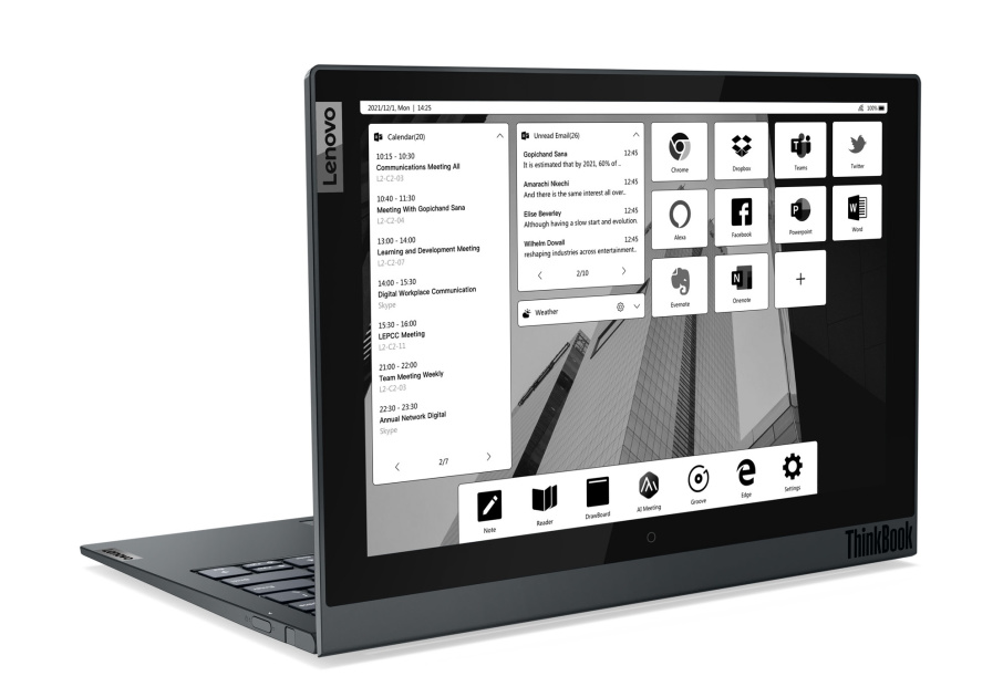 Lenovo's updated ThinkBook Plus has a more practical E Ink screen