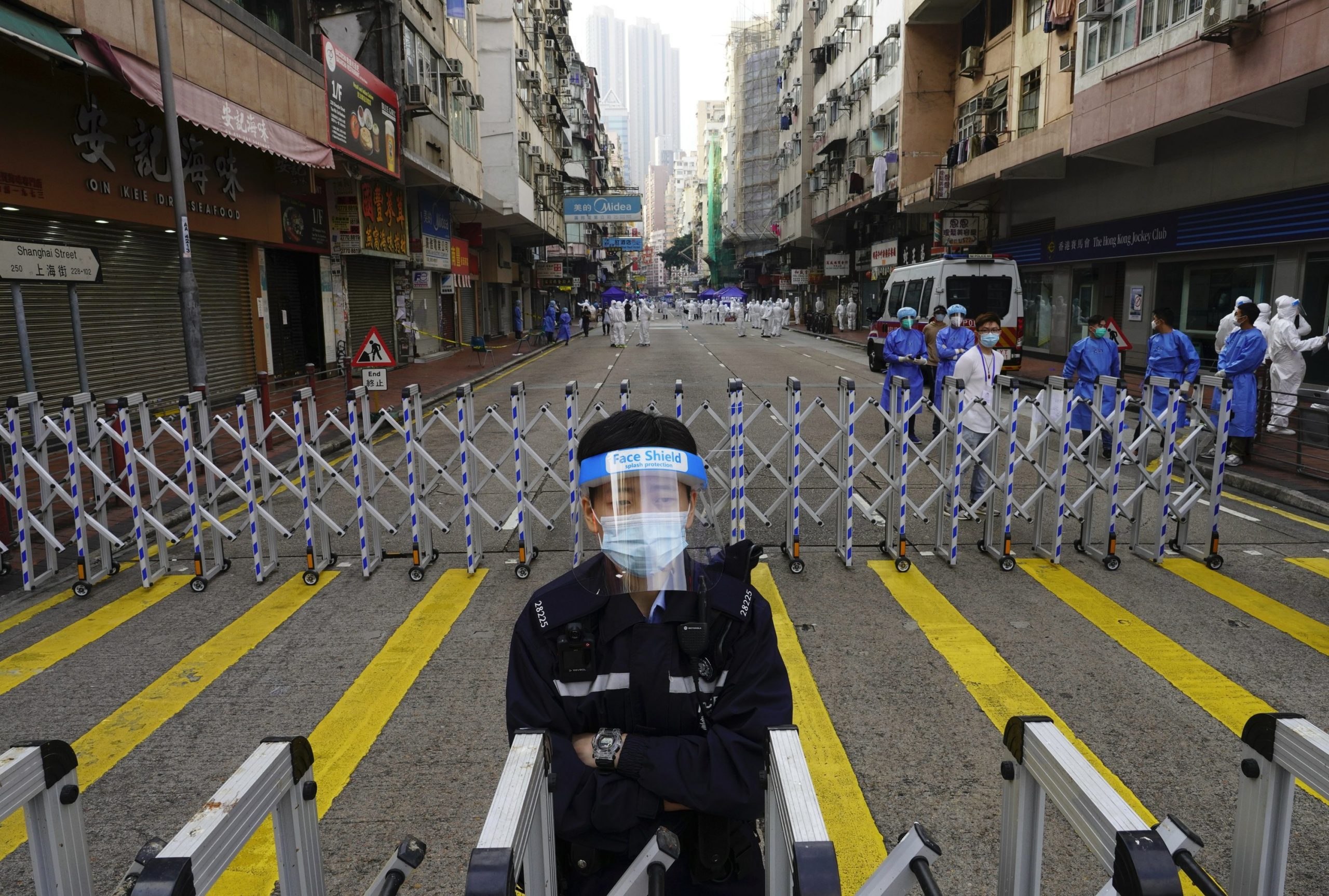 Thousands of Hong Kong residents have been locked down to contain the coronavirus