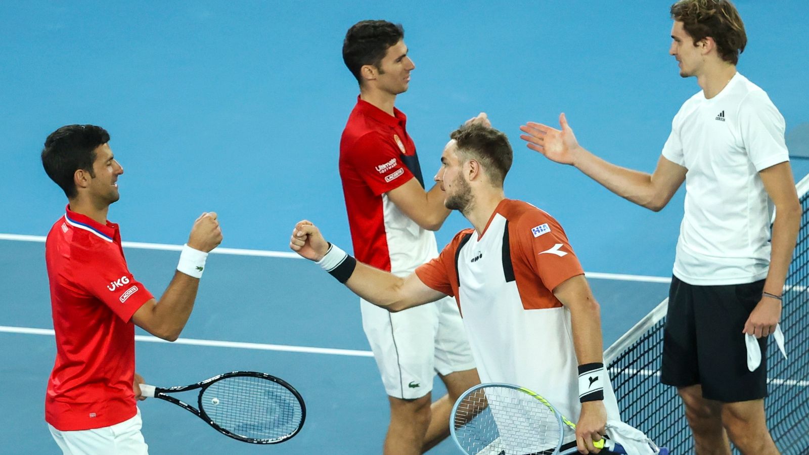 2: 1 victory over Djokovic & Partners: Men's ATP Cup Semi-Final Tennis |  Tennis News
