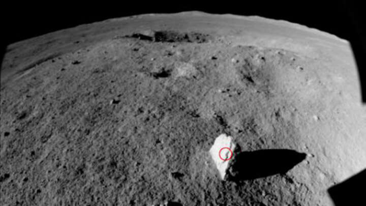 An unusual "landmark" is found on the far side of the moon