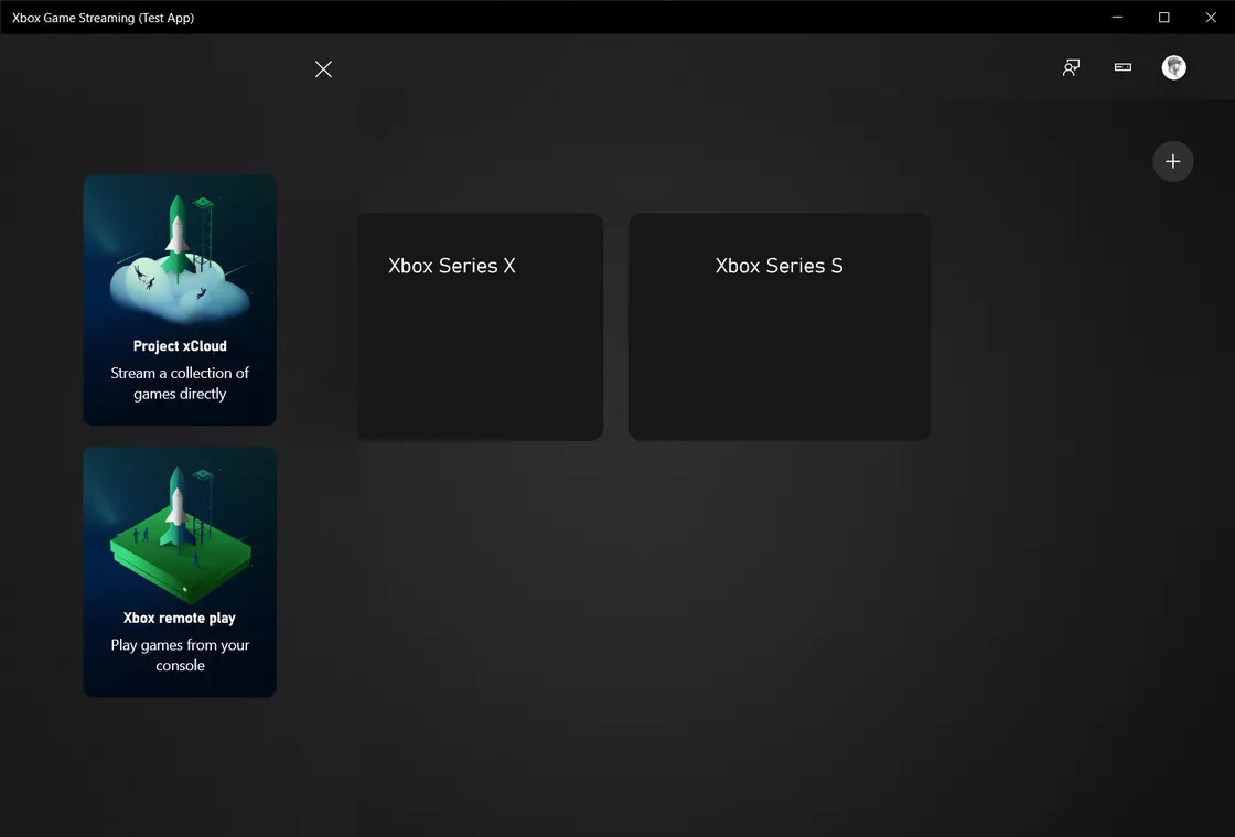 The new Windows Game Streaming app includes touch and gyroscope controls