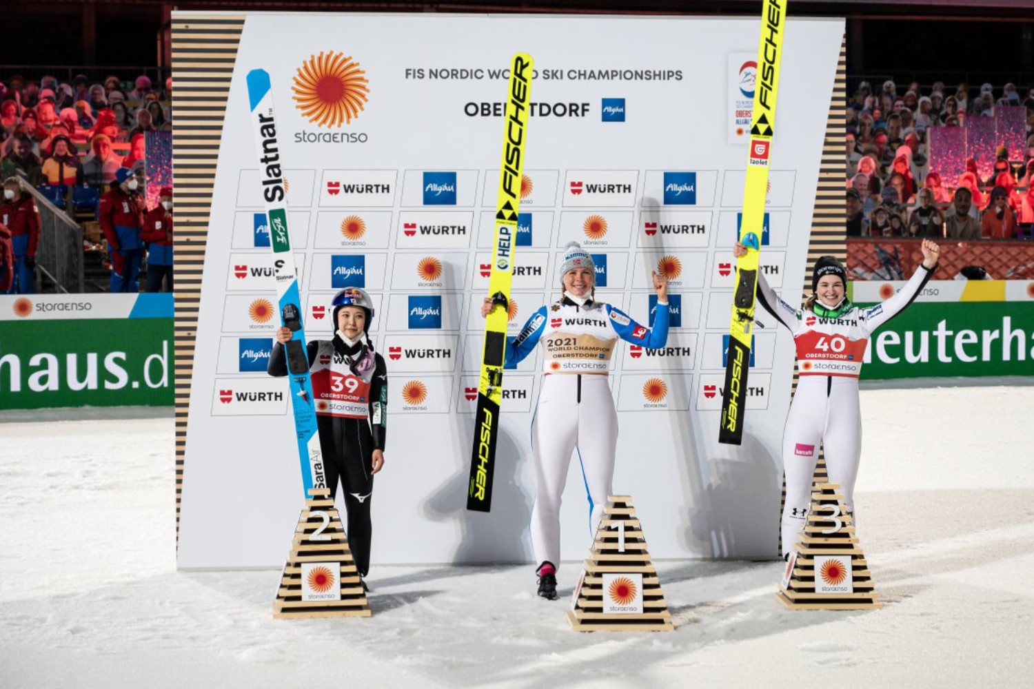 Marine Lundby is the first Big Hills world champion in history