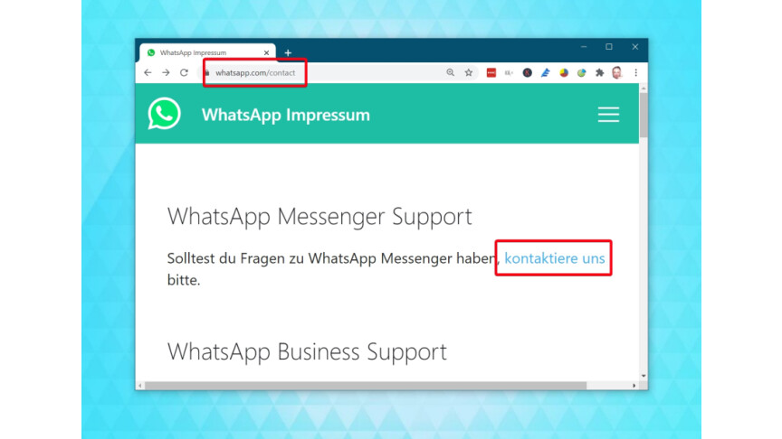 02.1 WhatsApp Website - Contact Information