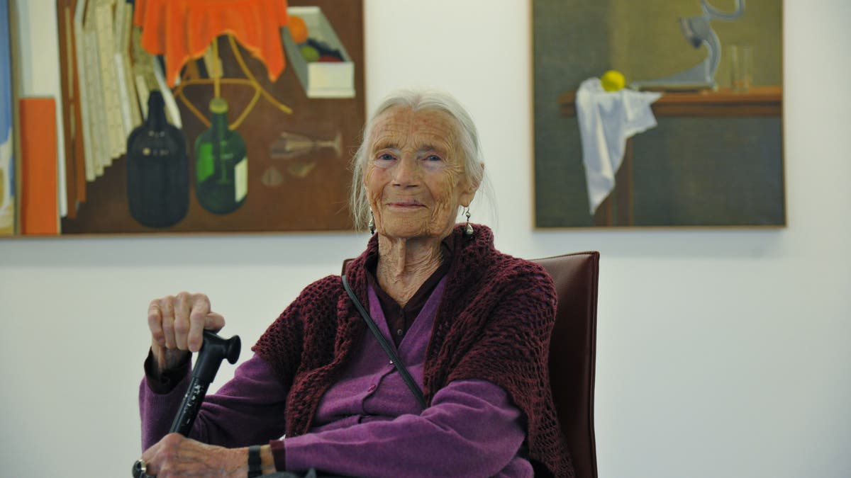 Altdorf - A 95-year-old artist visits her exhibition at Haus für Kunst Uri