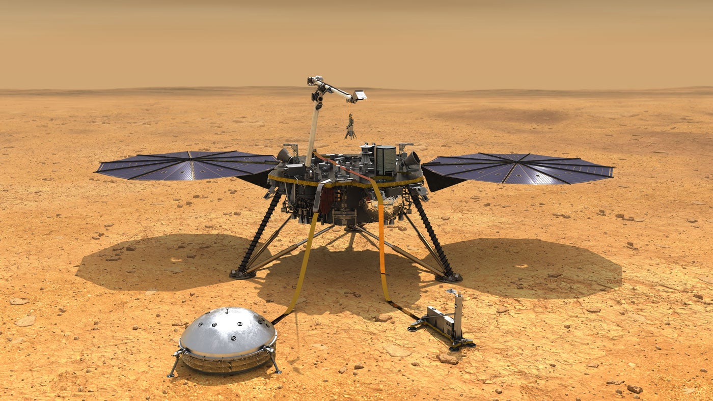 NASA's Mars probe is in hibernation