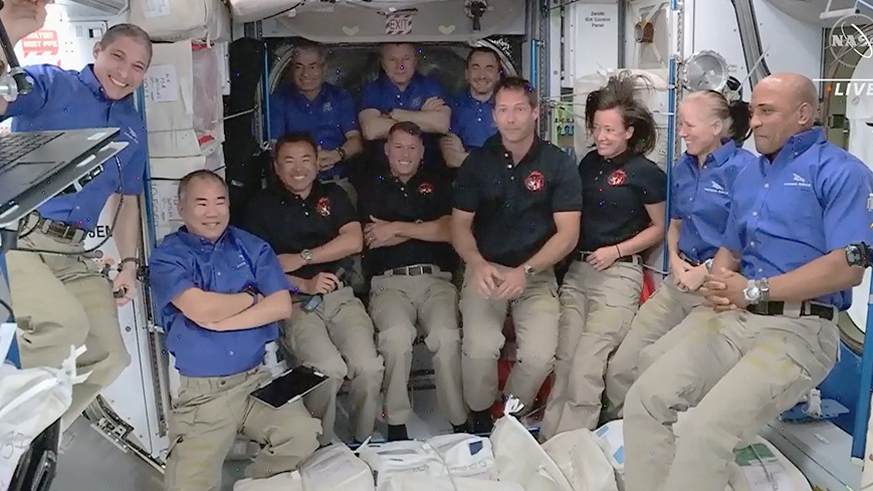 SpaceX astronauts have arrived at the International Space Station (ISS)