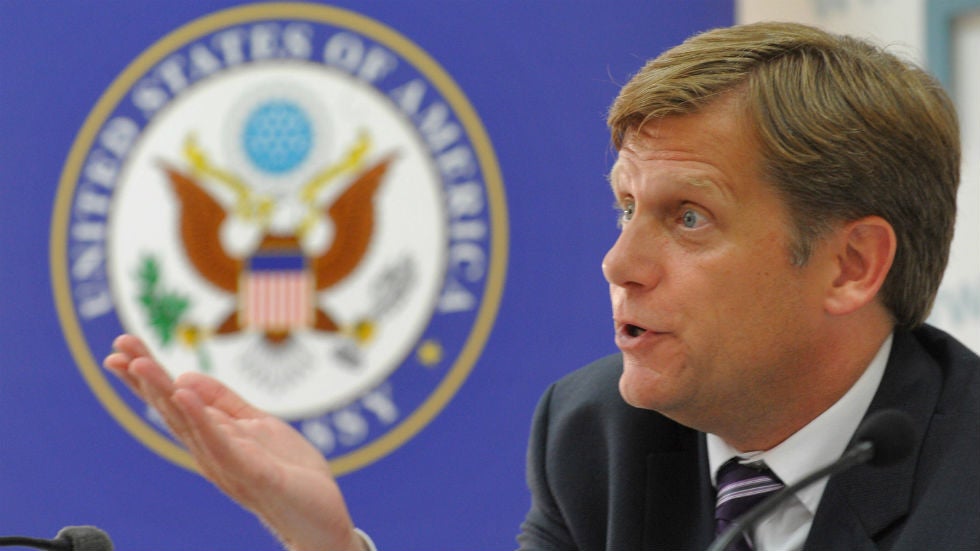 The former US ambassador described Putin as a "coward" after Navalny's lawyer was arrested