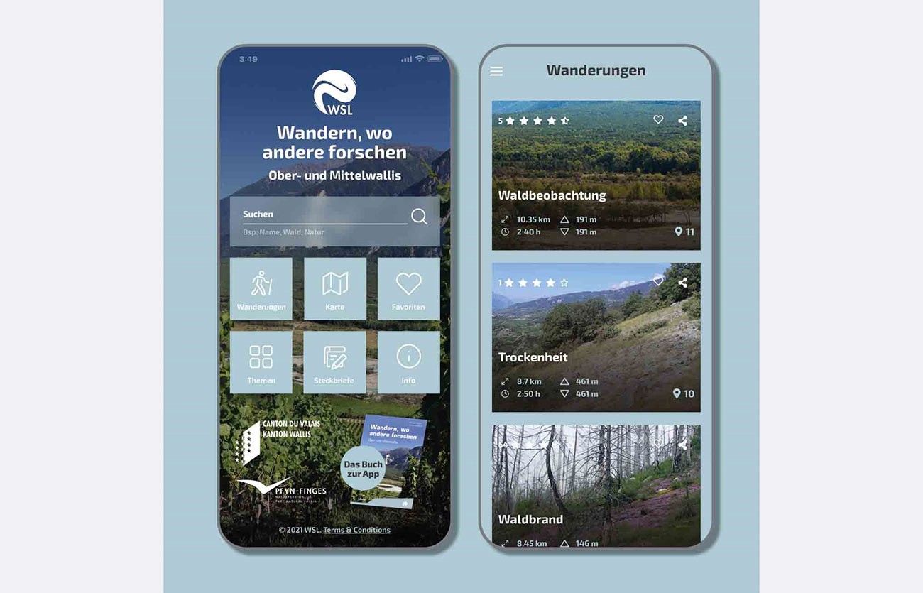 Screenshot, Wander-App