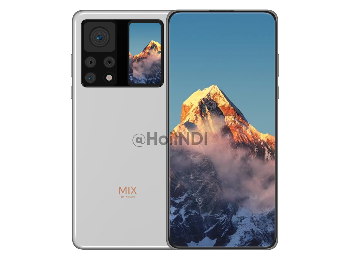 According to the new rumors, Xiaomi Mi Mix 4 will have a small second screen on the back. 