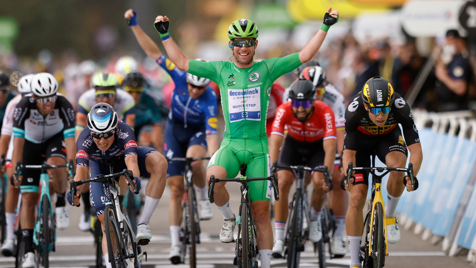Cycling, Tour de France: Cavendish wins the sprint race in Valence - Tour de France - Cycling