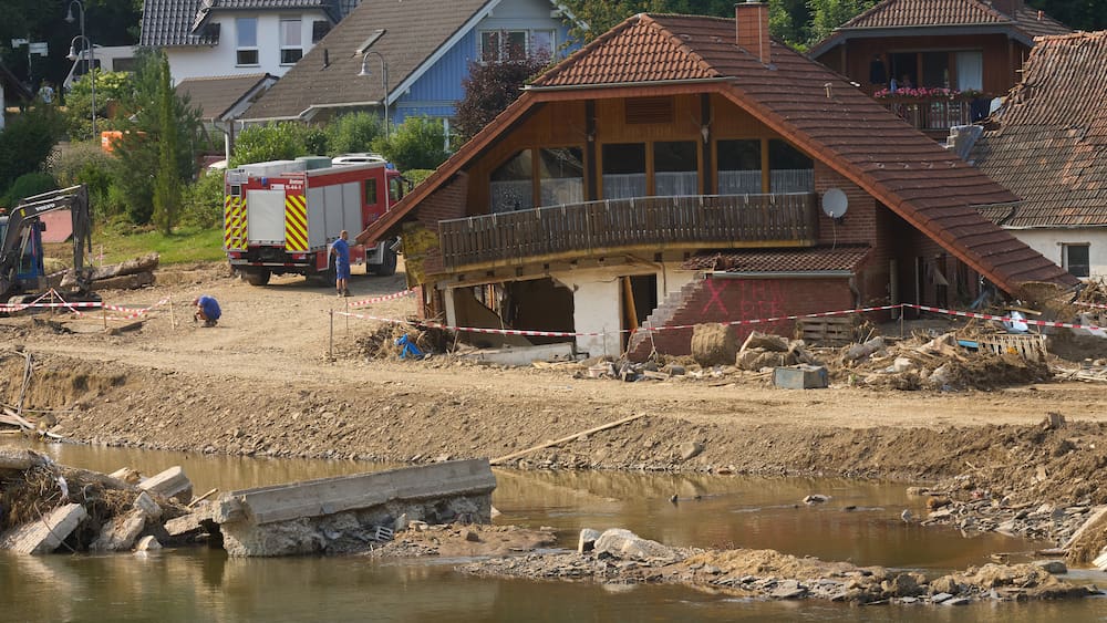 The first storm areas in Germany have been evacuated