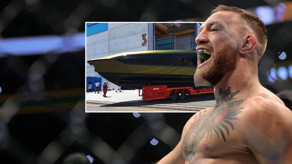 UFC: McGregor flaunts her new luxury yacht يخ