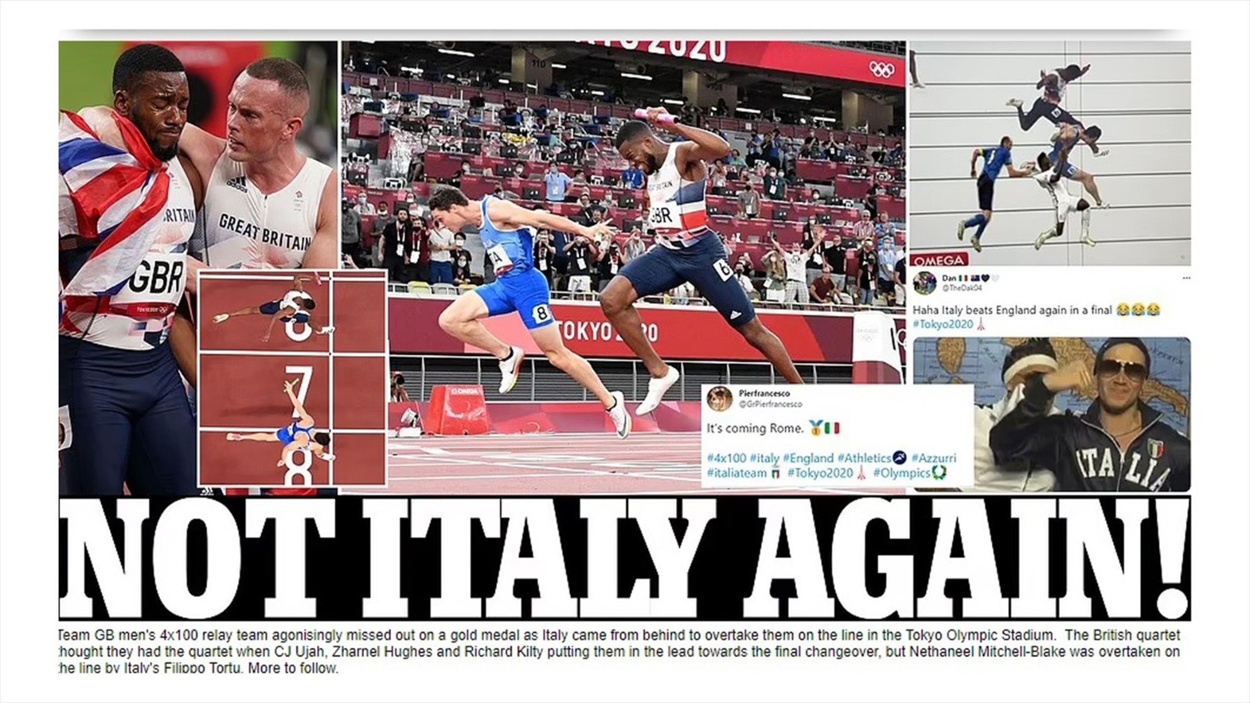 Olympia 2021: As with the European Football Championship, Great Britain is desperate for Italy at the Olympics