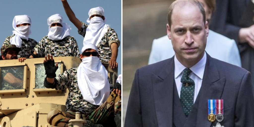 Prince William saved friends from Kabul at the last second