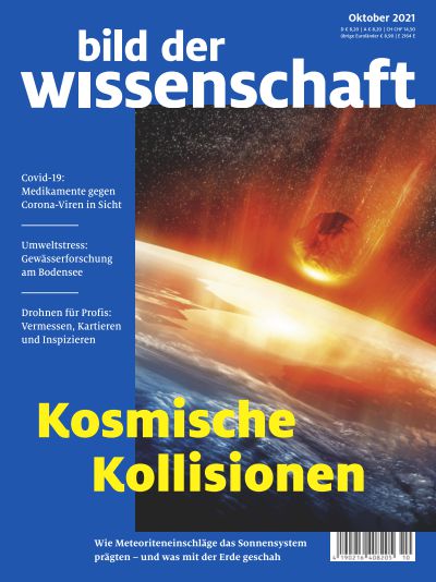 October 2021 Edition Cosmic Collisions - Wissenschaft.de