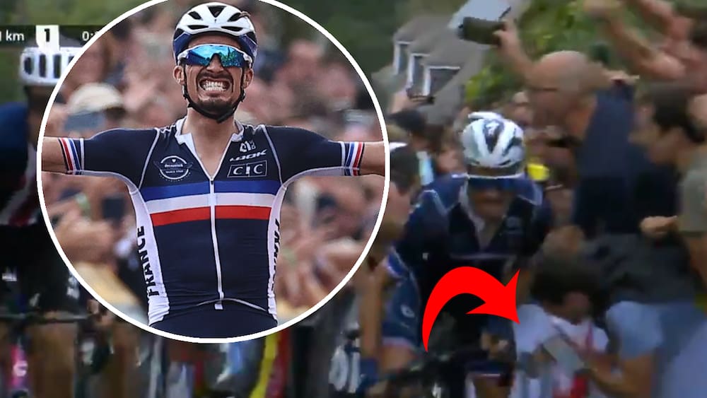 Cycling World Championships: Julian Alaphilippe wins gold, Mark Hershey disqualified