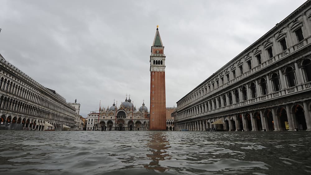 Venice threatens a strong rise in sea level