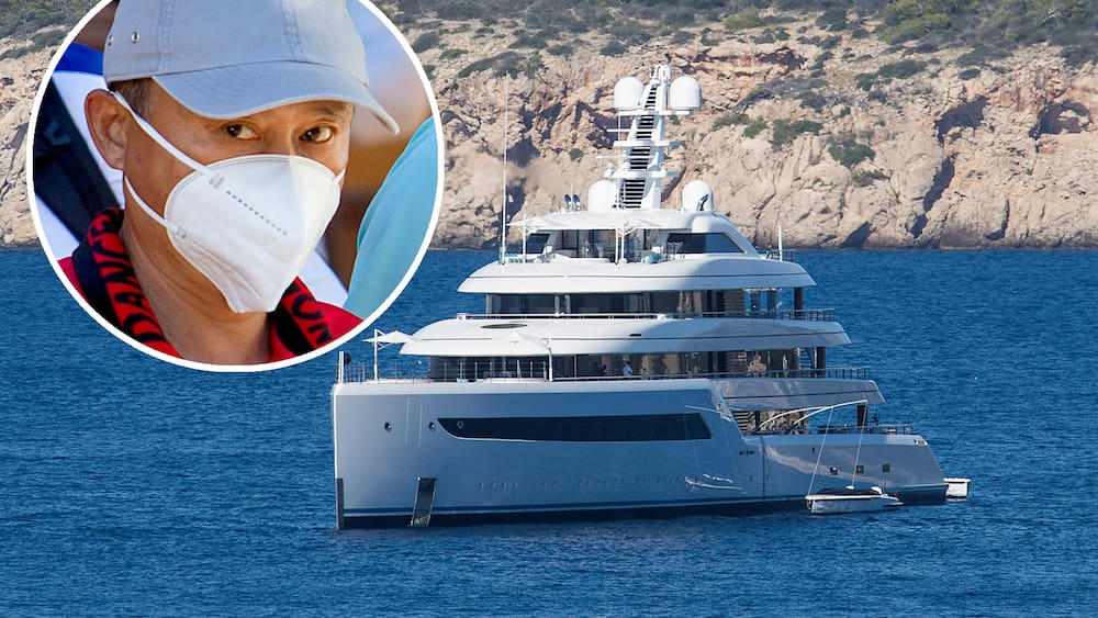 Billionaire Ali Baba Jack Ma appeared with a huge yacht off Mallorca