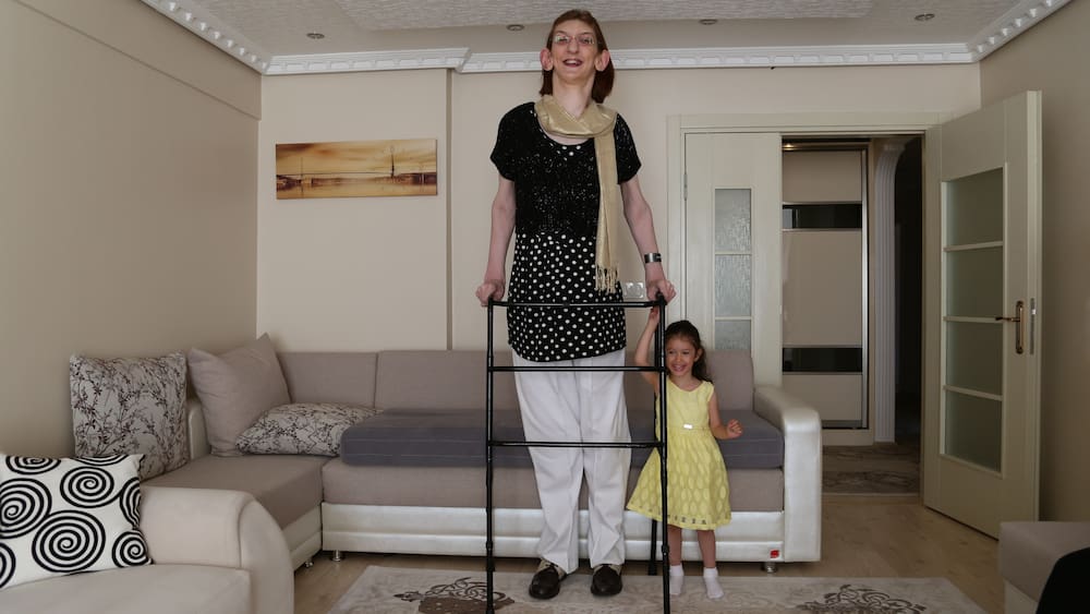 Guinness book names a Turkish woman the tallest woman in the world
