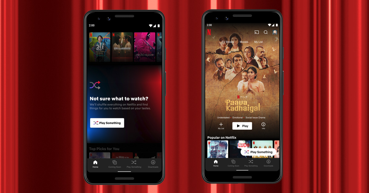 Netflix launches 'Play Something' for Android users