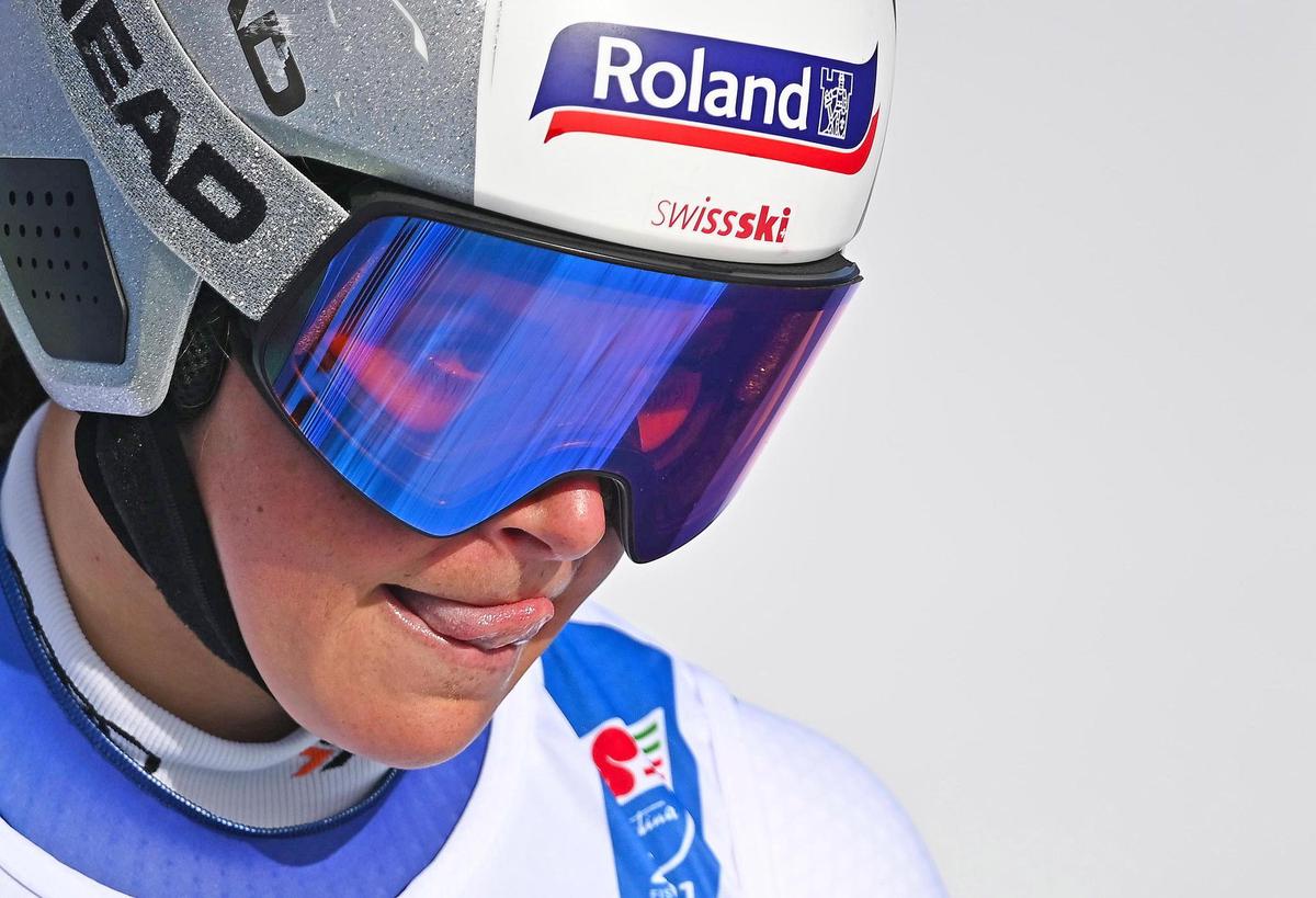 All eyes are on you when you return: Downhill World Champion Corinne Sutter.