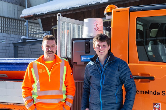 Christian Brand (left) is the Director of Operations for the Mettlen Warehouse, Philip Becker is the Director of Infrastructure for the Saanen Community.