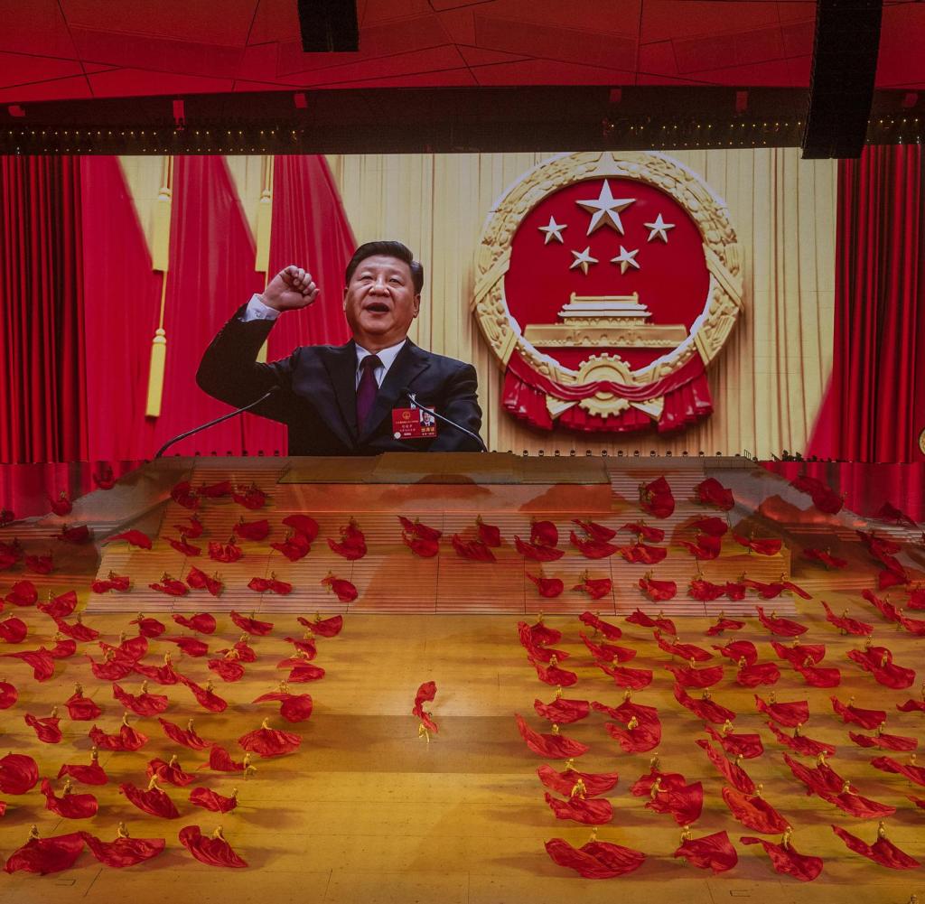 Xi Jinping at a ceremony in honor of his party.  What we are currently witnessing is the greatest comeback in history, 