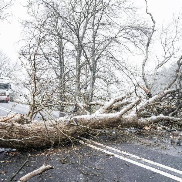 Storm Barra rages over the British Isles