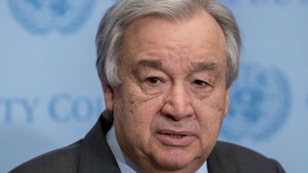 UN-Generalsekretär António Guterres beabsichtigt ohne politische Dimension bei der Eröffnungsfeier anwesend zu sein. Foto: Mark Garten/UN/dpa