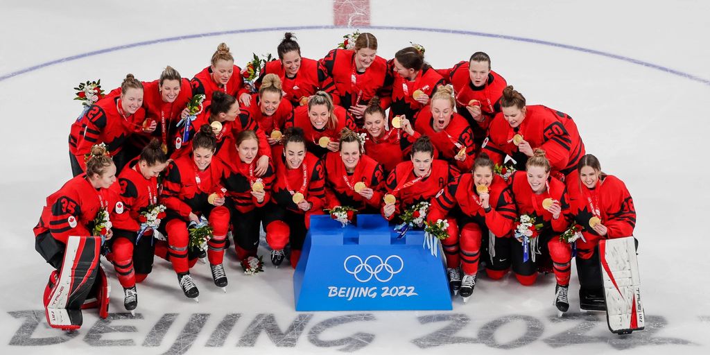 The women of Canada beat the USA and won the gold medal