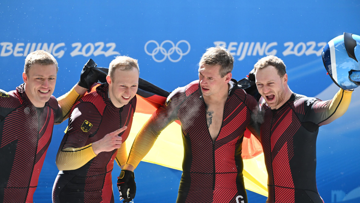 Die deutschen Bobfahrer holen Gold im Viererbob: Die Entscheidungen am 20.2. bei Olympia in Peking im Überblick.