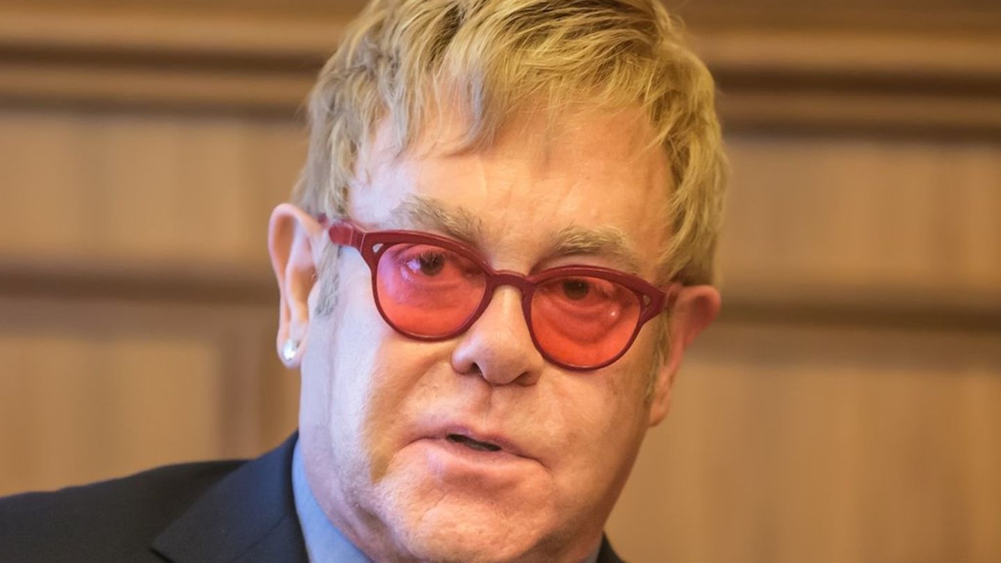 Sir Elton John: His private jet made an emergency landing in England