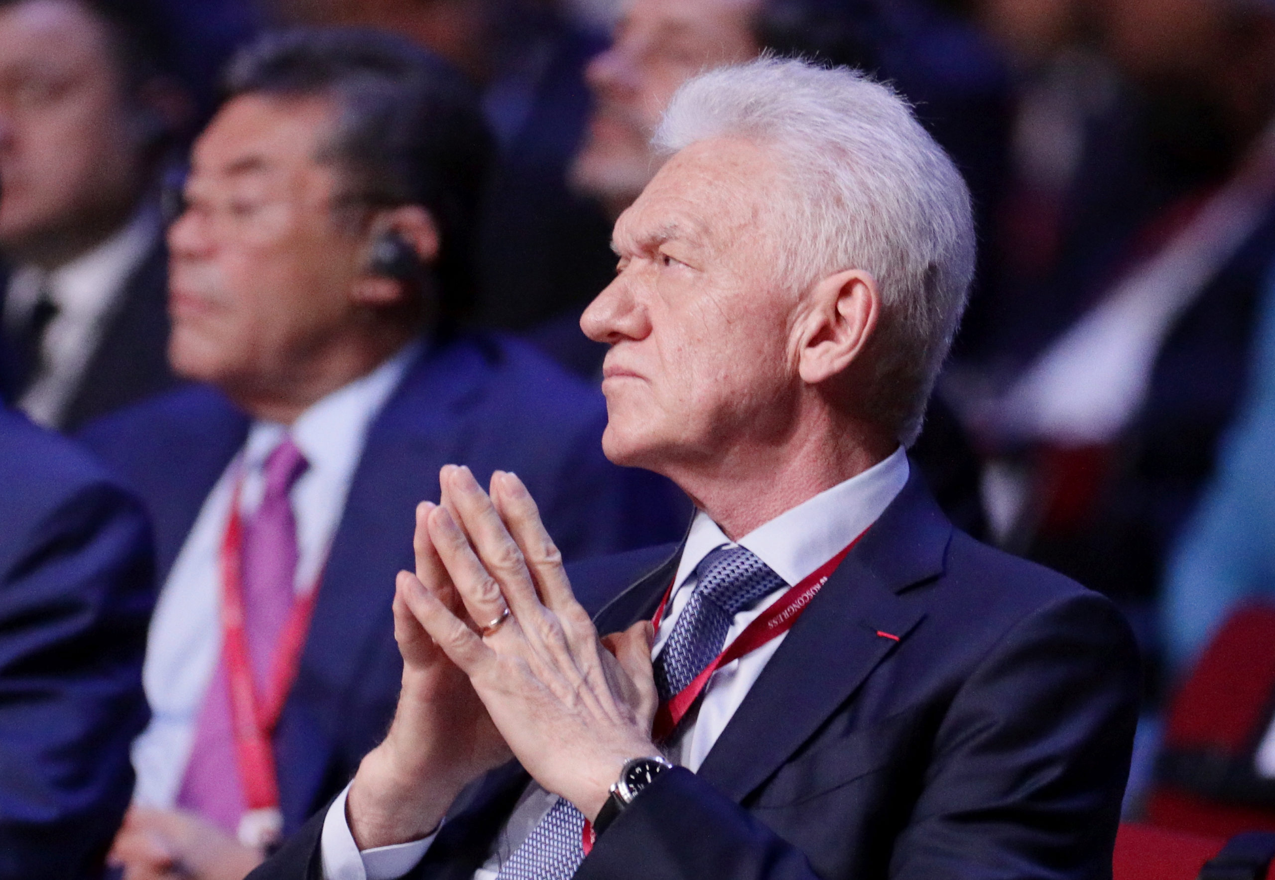 Gennady Timchenko, a Finnish Russian oligarch and CEO of the Volga Group, a Russian investment company focused on energy, transportation and construction. 