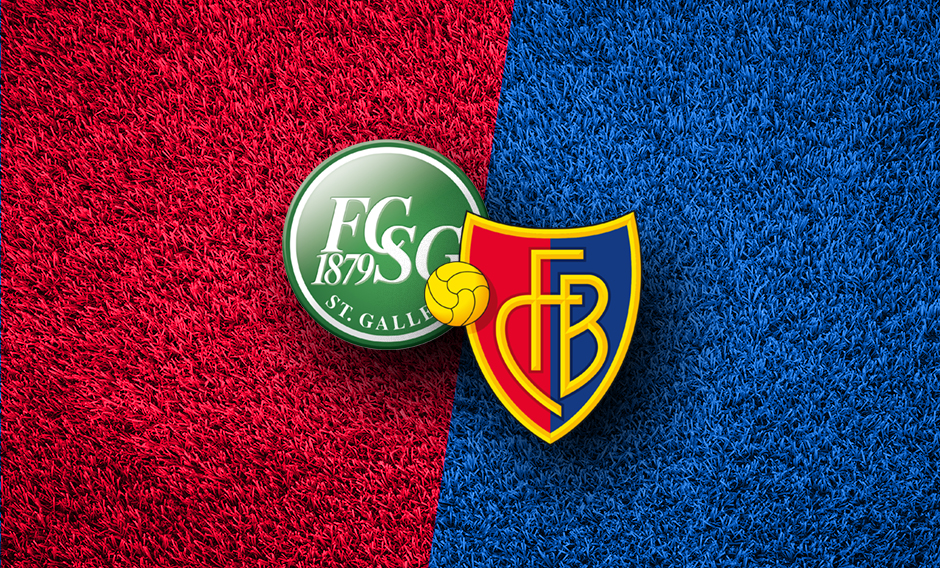 Red and blue stripe: FC Basel vs.  FC St.  Gallen