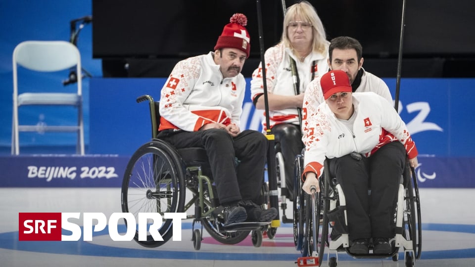The Swiss team starts with two defeats in the Para Curling - Paralympics - Games in Beijing.