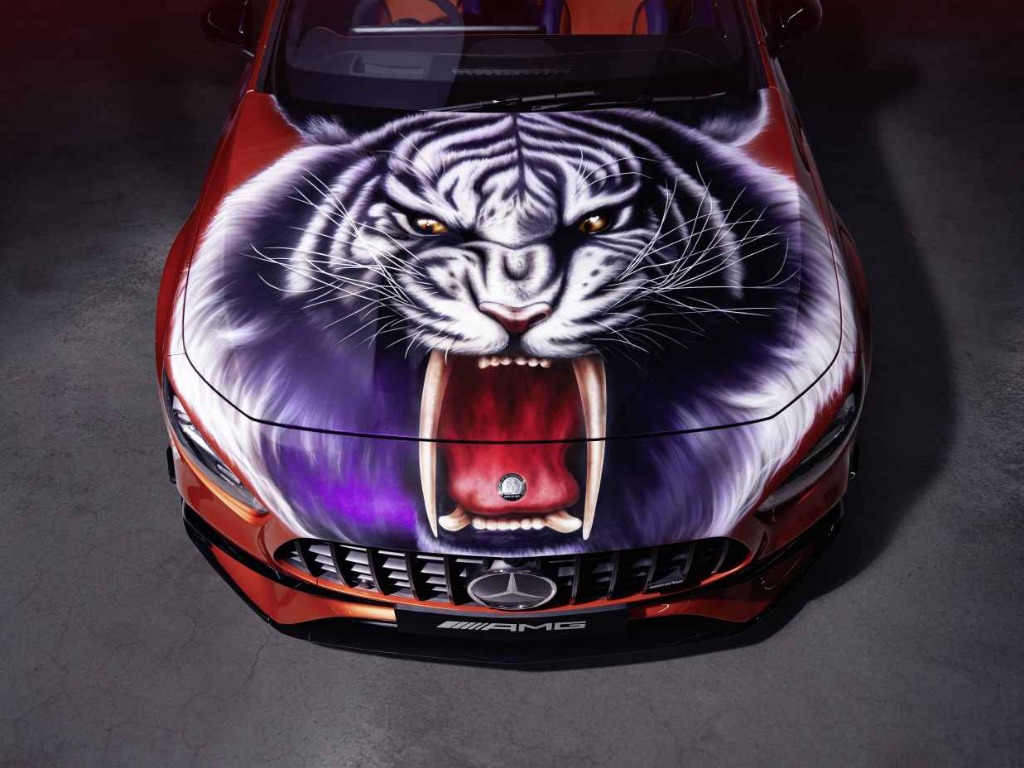 Mercedes-AMG and Palace skateboards offer four amazing art cars