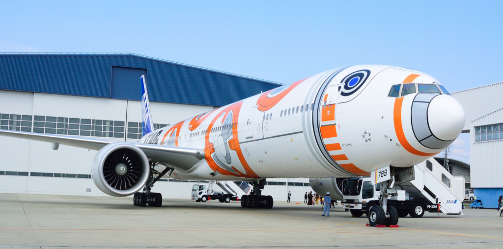 BB-8: ANA retired Boeing 777 with Star Wars livery