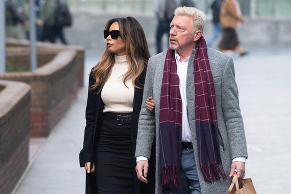 On the day of the sentencing, Boris Becker appeared in court with his partner Lilian de Carvalho Monteiro.