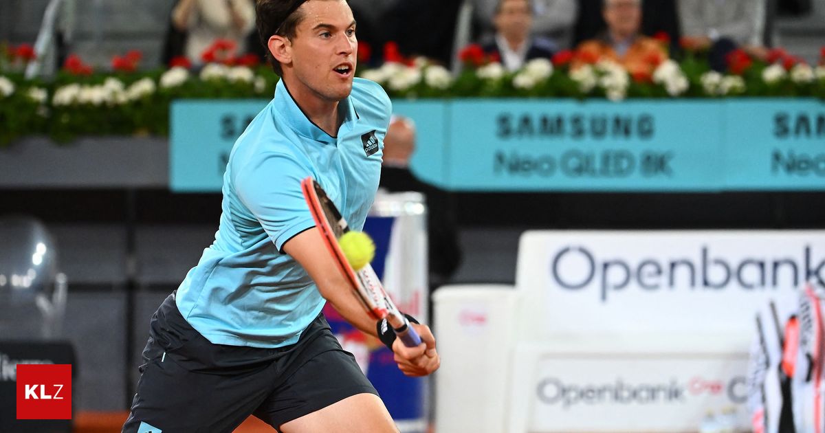 Tennis Masters in Madrid: Dominic Thiem loses opening match to Andy Murray