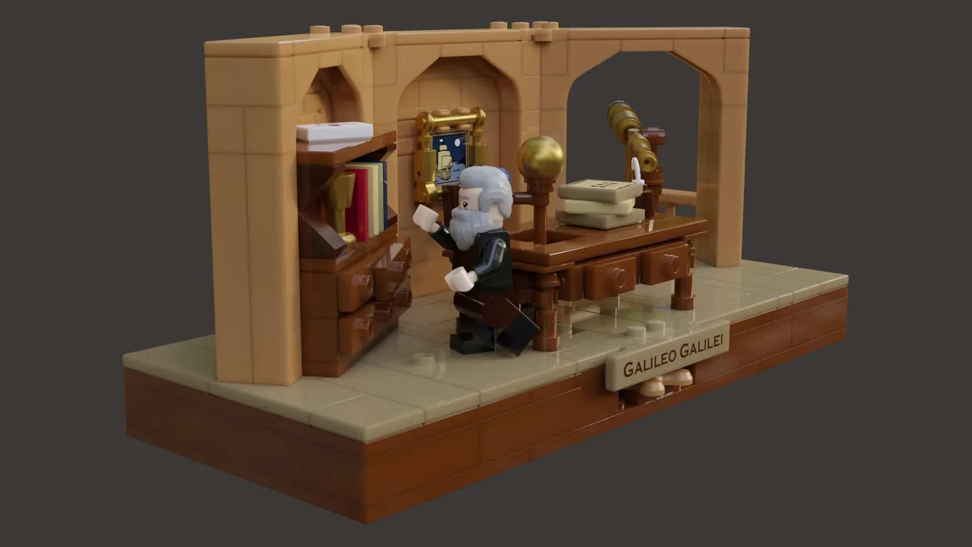 LEGO Tribute to Galileo Galilei 2