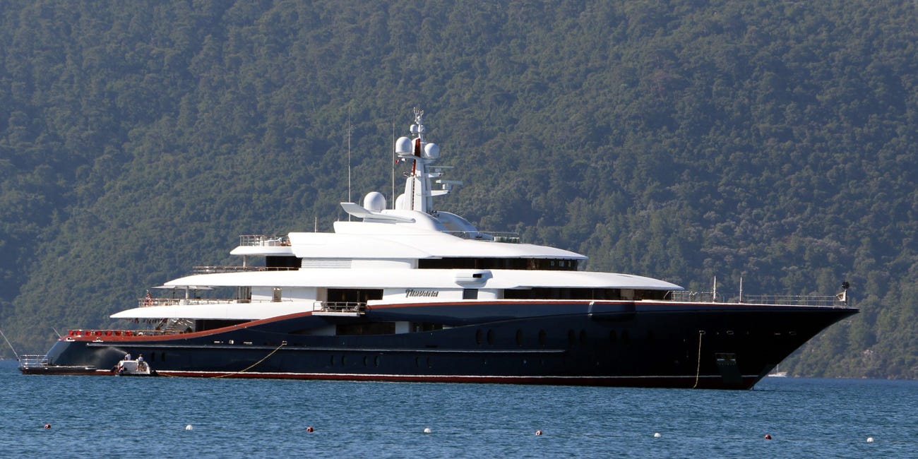 Nirvana luxury yacht on July 4, 2014 in Mugla, Turkey.