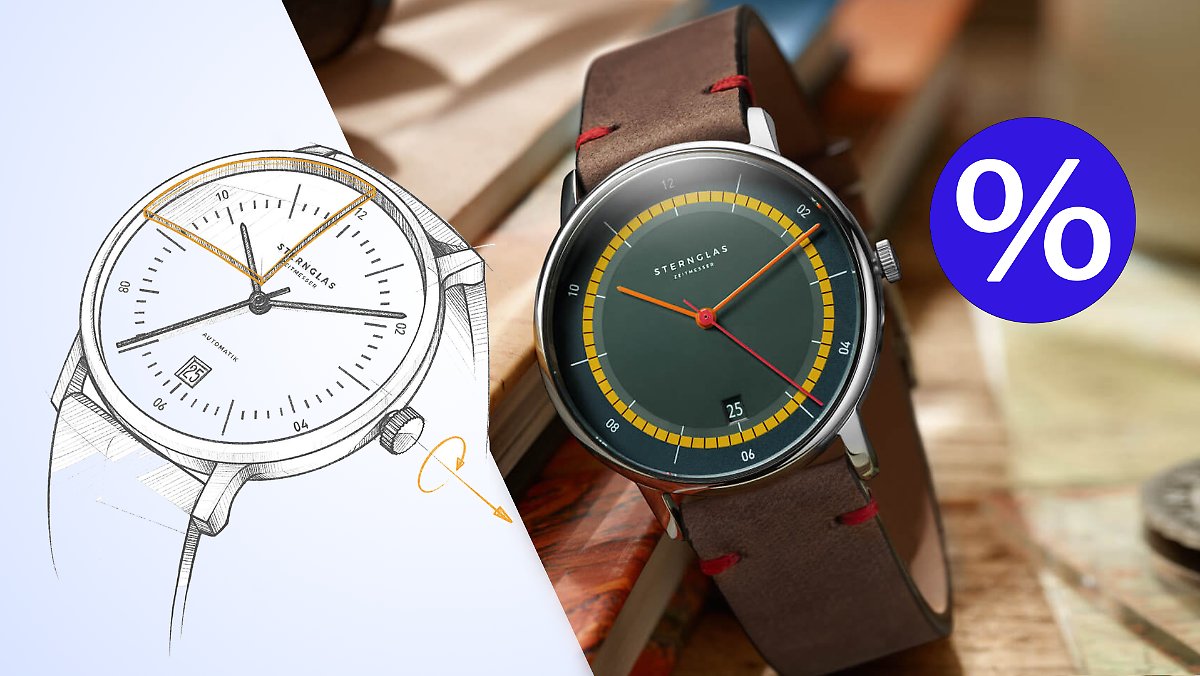 Exclusively at ntv.de: up to 37 percent off: fine factory watches from Sternglas