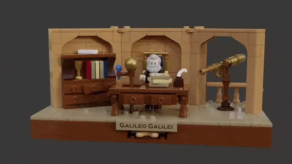 LEGO Tribute to Galileo Galilei 4