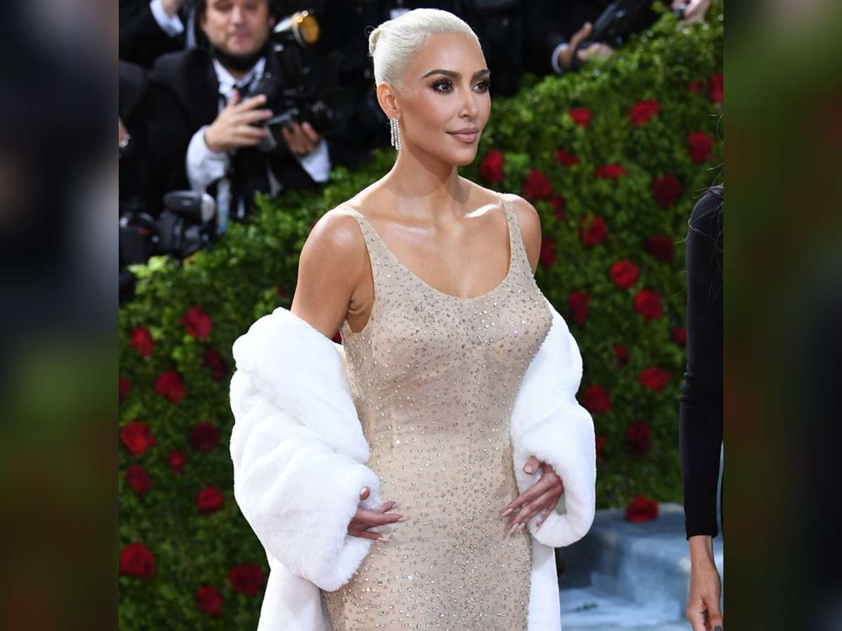 Kim Kardashian in der Monroe-Robe bei der Met Gala 2022. Foto: imago images/PA Images