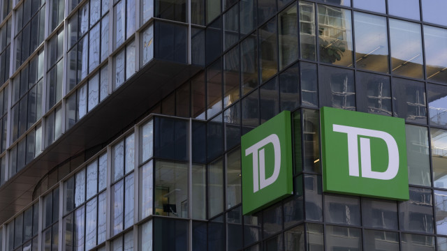 Eine Toronto-Dominion (TD) Bank in Downtown Montreal, Kanada.