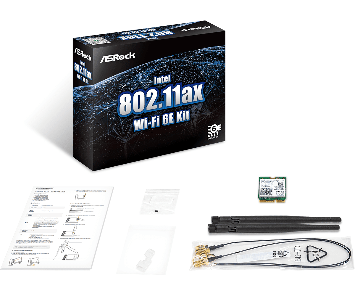 802.11ax Wi-Fi 6E Kit for Intel