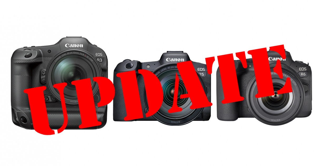 Firmware Updates for EOS R3, EOS R5, and EOS R6