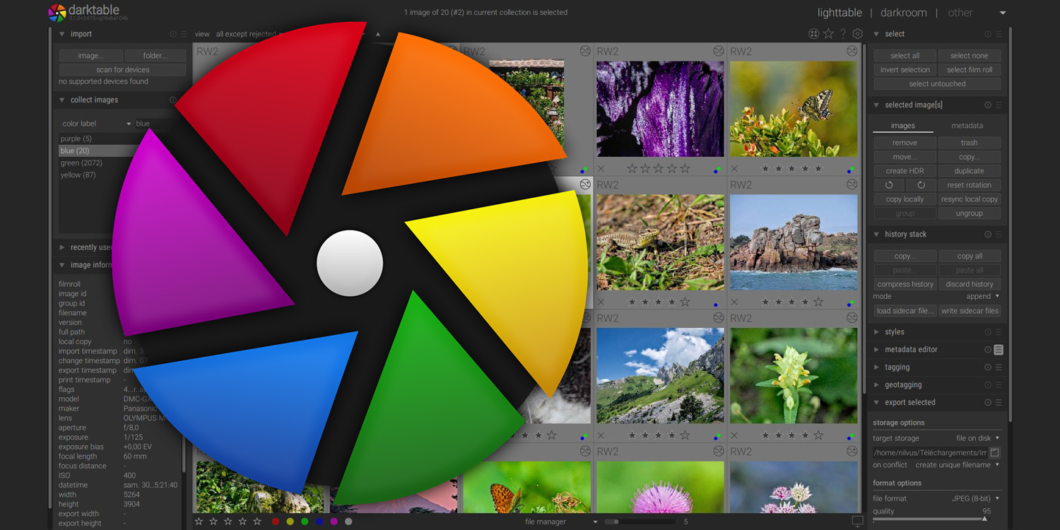 Free: Darktable 4 workflow software is available for download